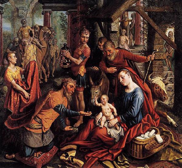 Pieter Aertsen The adoration of the Magi